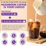 Organic Mushroom Coffee with Adaptogens for Energy & Focus