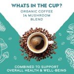Organic Dark Roast Mushroom Coffee Blend - 14 Varieties