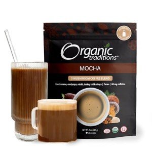 Organic Mocha Mushroom Coffee with Adaptogens - 10 Servings
