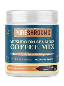 PureShrooms Instant Mushroom Coffee with Sea Moss