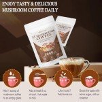 Organic Mushroom Coffee with Adaptogens and Probiotics