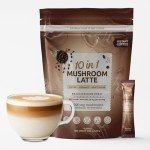 10-in-1 Mushroom Coffee Latte - 15 Packets