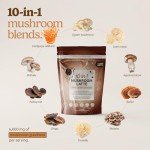 10-in-1 Mushroom Coffee Latte - 15 Packets