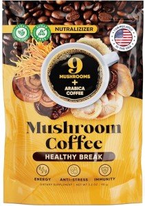 10-in-1 Mushroom Coffee for Focus & Wellness