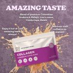 Collagen Mushroom Instant Coffee with Lion's Mane & Reishi