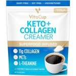 VitaCup Vanilla Keto Collagen Coffee Creamer 10oz