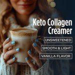 VitaCup Vanilla Keto Collagen Coffee Creamer 10oz