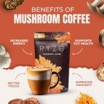 RYZE Organic Mushroom Coffee Blend - 30 Servings