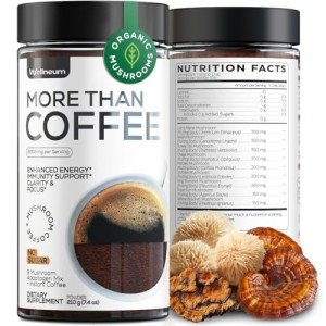 9 Mushroom Adaptogen Instant Coffee for Health Boost