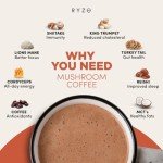 RYZE Organic Mushroom Coffee Blend - 30 Servings