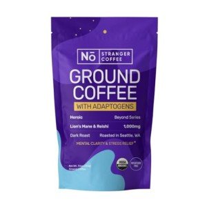 Organic Dark Roast Mushroom Coffee with Lion's Mane