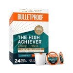 Bulletproof High Achiever Mushroom Coffee Pods, 24 Count