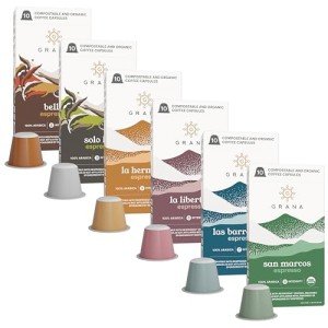 Eco-Friendly Espresso Capsules | Nespresso Compatible | 60 Count