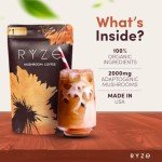 RYZE Organic Mushroom Coffee Blend - 30 Servings