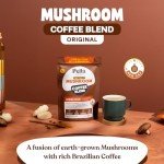 Organic Mushroom Instant Coffee - 60 Servings, 7 Mushrooms