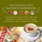 Organic Mushroom Coffee Blend with Premium Arabica