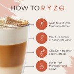 RYZE Organic Mushroom Coffee Blend - 30 Servings