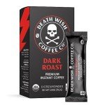 Death Wish Dark Roast Instant Mushroom Coffee Pack