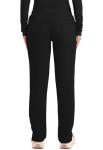 Women's Soft Stretch Drawstring Cargo Pants - Black