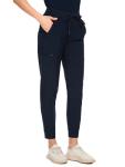 CozyFit Women's Navy Blue V-Neck Scrub Set