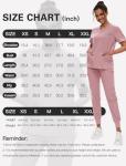 Women's V-Neck Scrub Top & Jogger Pants Set
