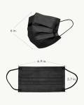 FriCARE 50 Pack Black Disposable Face Masks