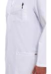 Dickies Unisex 40" White Lab Coat, Medium