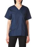 WonderWink Women's Navy V-Neck Medical Scrub Top