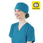 WonderWink Unisex Tie Back Scrub Cap - Ceil Blue