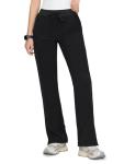 floralhue Women's Scrub Pants - Breathable & Soft Straight-Leg Pull-on Cargo Pant,Drawstring Bottoms with 3 Pockets,Black,M