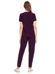 CozyFit Women’s Curved V-Neck Scrub Set - XXL