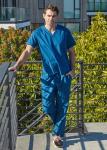 Unisex Caribbean Medical Scrubs Set - X-Large