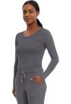 Healing Hands Women's Longsleeve Soft Knit Scrub Tee