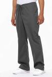 Dickies womens Signature Unisex Drawstring medical scrubs pants, Pewter, Medium US