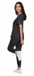 SUNME Scrubs for Women Set, V-Neck Scrub Top & Jogger Pants Medical Uniform with 9 Pockets, Yoga Waistband