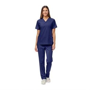 True Navy Women's Medical Scrub Set, XXL