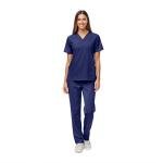 True Navy Women's Medical Scrub Set, XXL