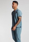Jade Green V Neck Men’s Relaxed Fit Scrub Top