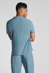 Jade Green V Neck Men’s Relaxed Fit Scrub Top