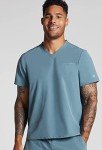 Jade Green V Neck Men’s Relaxed Fit Scrub Top