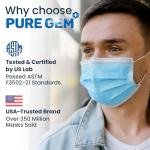 Comfortable 3-Ply Blue Disposable Face Masks Pack