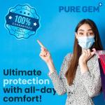 Comfortable 3-Ply Blue Disposable Face Masks Pack