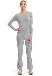 Healing Hands Women's Yoga Scrub Pants - Grey