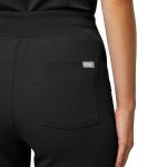 FIGS Zamora High Waisted Jogger Style Scrub Pants for Women - Black, Regular M