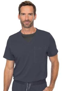 Med Couture RothWear Men's Candence One Pocket Top - Gray