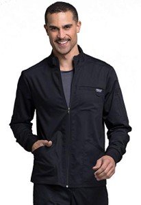Cherokee Men's Zip Front Warm-Up Scrub Jacket