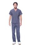 Men’s Pewter Gray Medical Scrub Set