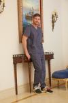 Men’s Pewter Gray Medical Scrub Set