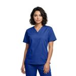 Unisex 3 Pocket Scrub Top in True Navy