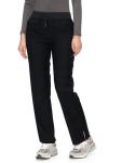 COZYFIT Scrub Pants for Women - Straight-Leg Cargo Pants with 3 Pockets, Drawstring Scrub Pants,Black,M
